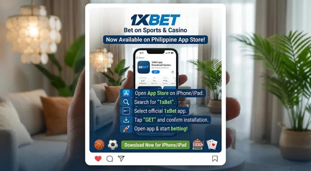Hakbang-hakbang na Pag-install ng 1xBet iOS App para sa iPhone at iPad
