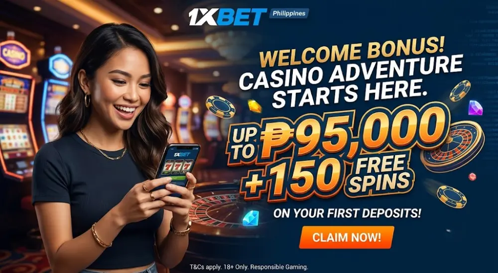 1xBet Casino Welcome Bonus & Promotions for PH Players